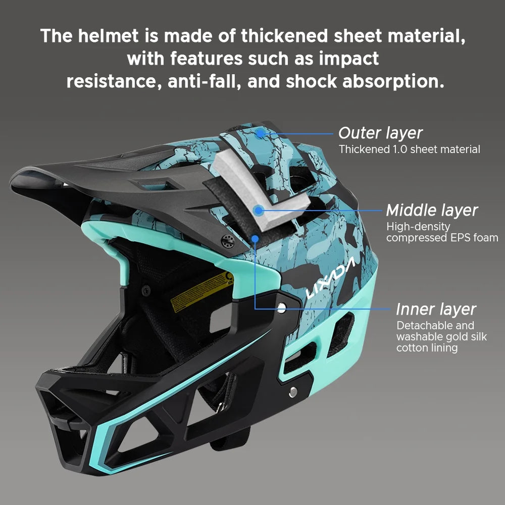 Mtb Helmet With Visor V383746