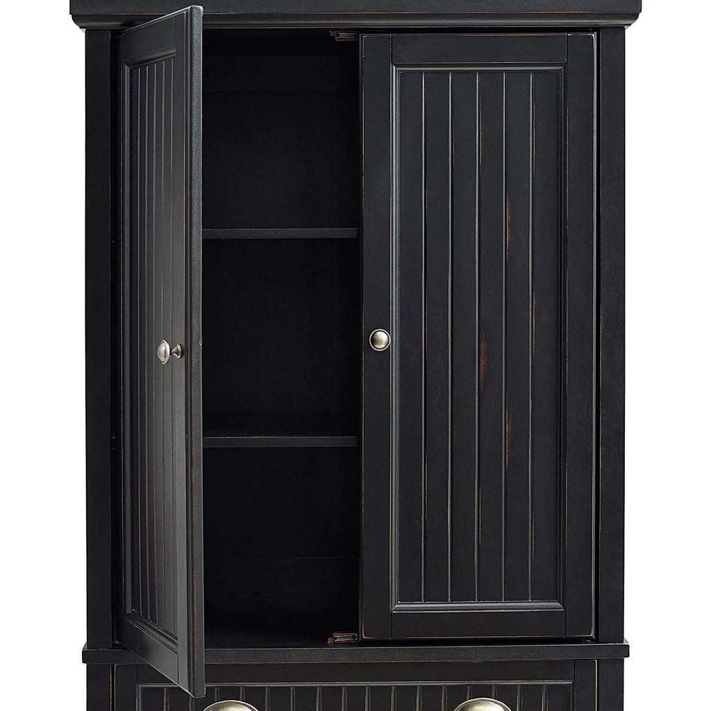 Distressed White Pantry T933449