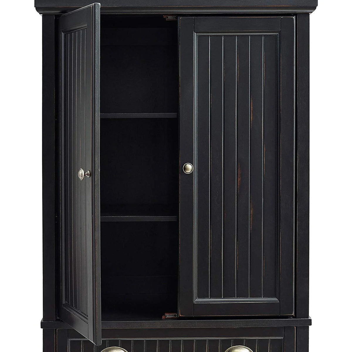Distressed White Pantry T933449