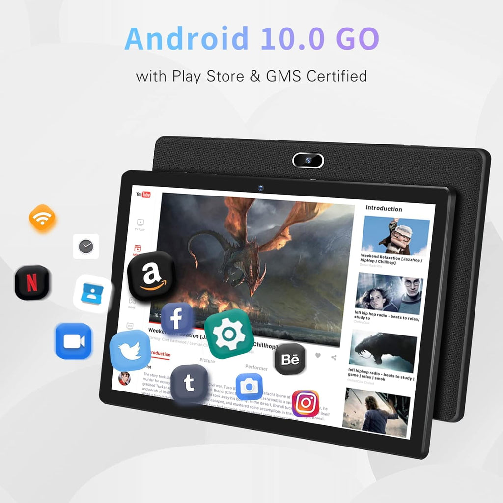 Black 10.1" 2GB RAM 32GB Storage Tablet Pack of 2 C301907