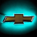 Aqua Illuminated Bowtie for Chevrolet Camaro Q84679