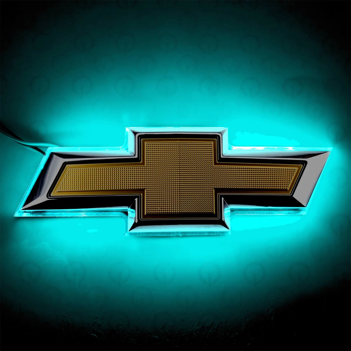 Aqua Illuminated Bowtie for Chevrolet Camaro Q84679