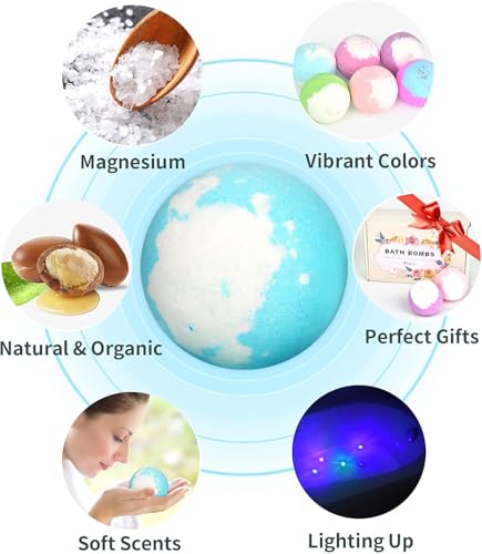 4.23 oz Natural Bath Bombs with Essential Oils H33828