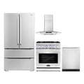 30 Gas Range, Wall Mount Range Hood, Refrigerator with Ice Maker and Dishwasher C160697