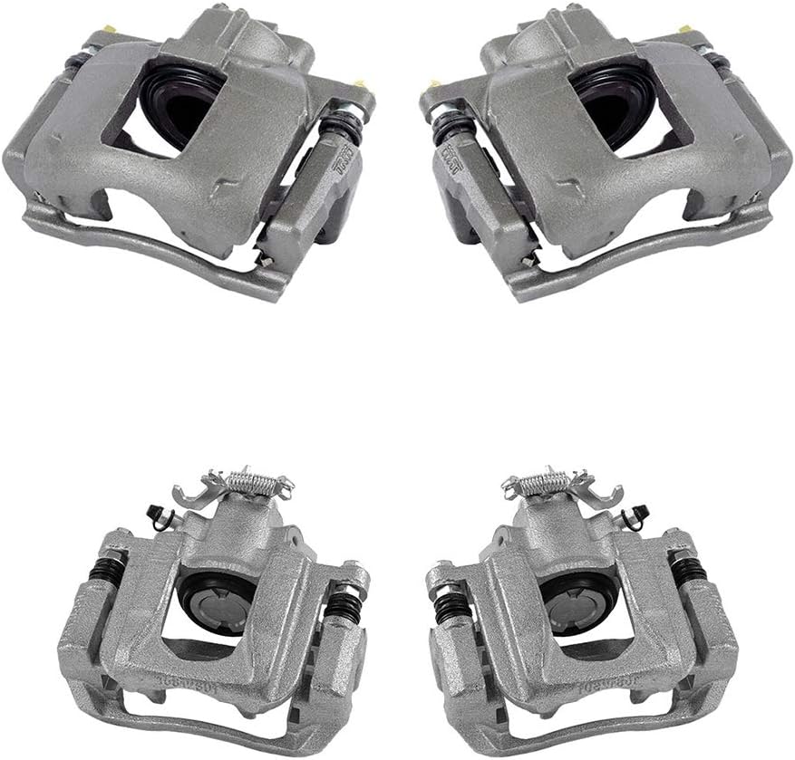 Front + Rear 4 Semi-Loaded Caliper Assembly Set Kit Z753