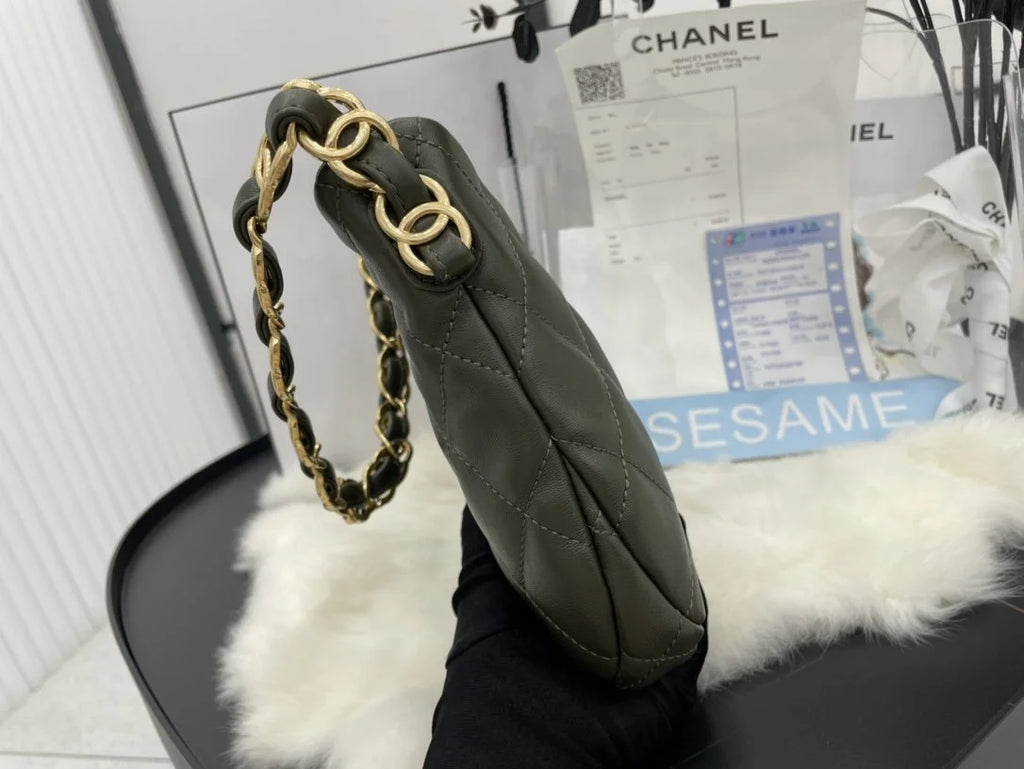 Emerald Green Hobo Handbag I6837
