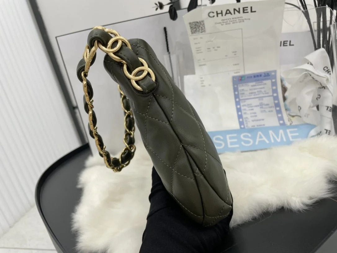 Emerald Green Hobo Handbag I6837