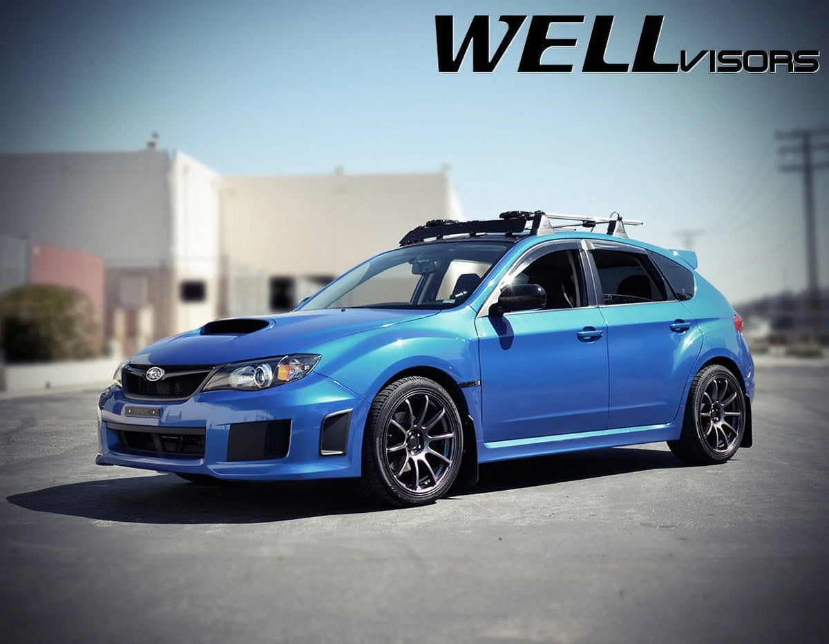 Side Window Visors Rain Guards for 2008-2014 Subaru Impreza / WRX / STI U275075