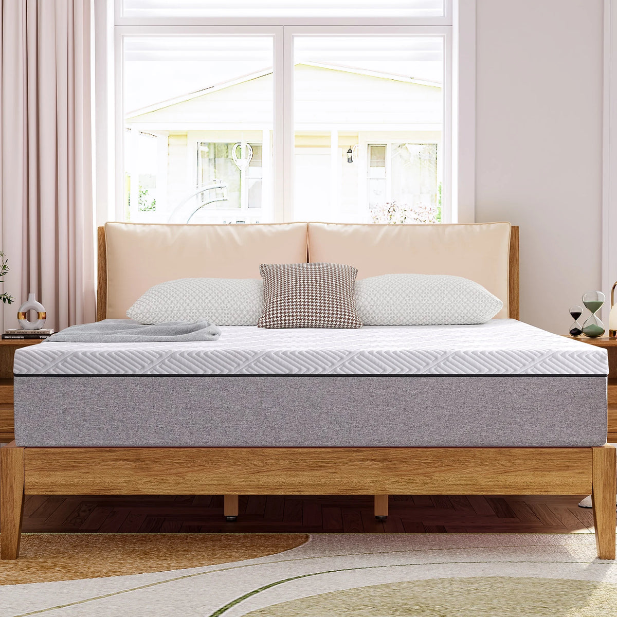 Queen 10 Inch Gel Memory Foam Mattress R493973