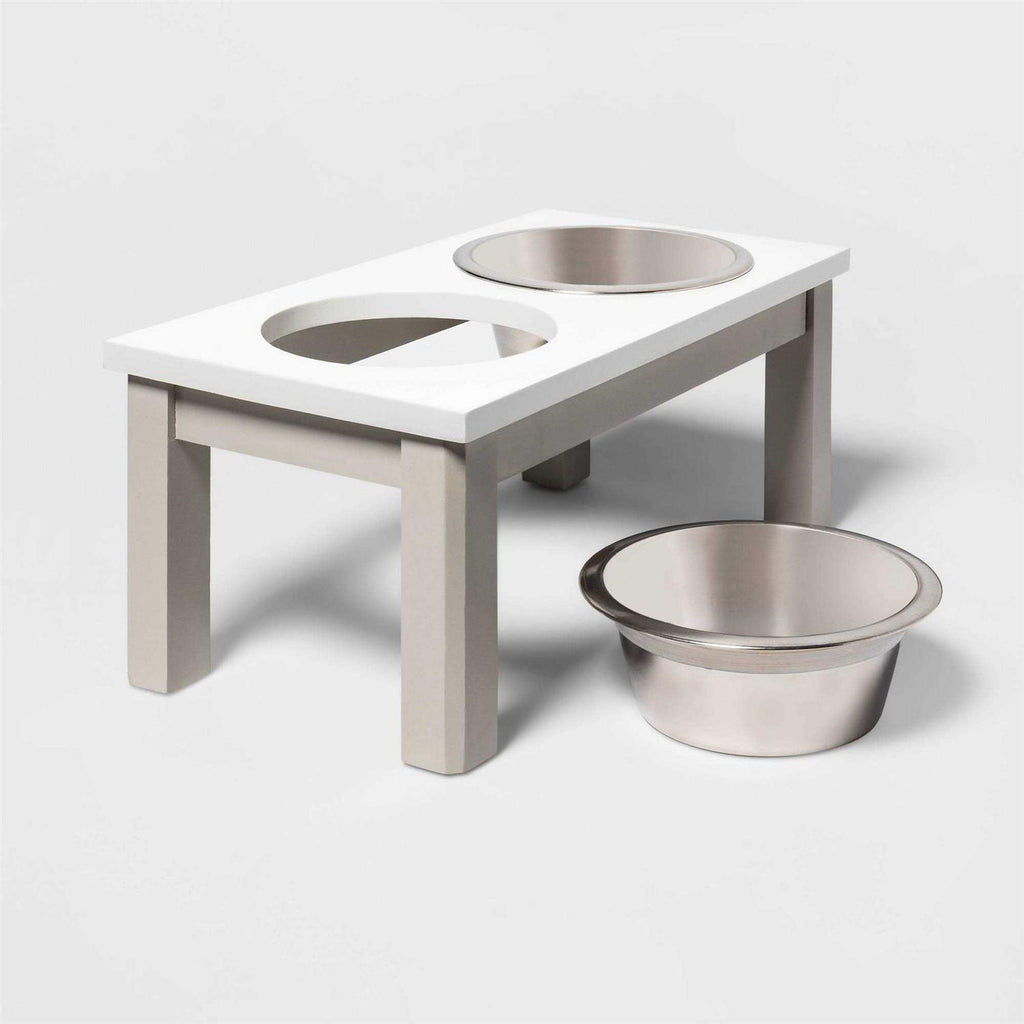 Elevated Dual Tone Dog Bowl M888179