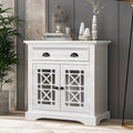 White 2 Door Accent Cabinet S39848