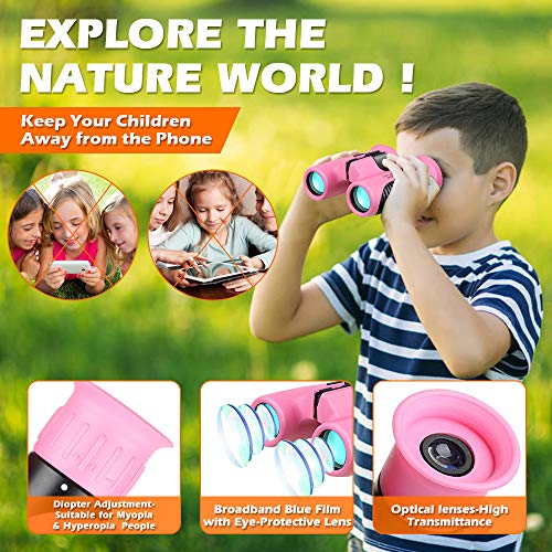 Compact Mini Binoculars 8x21 Kids Toy U4857