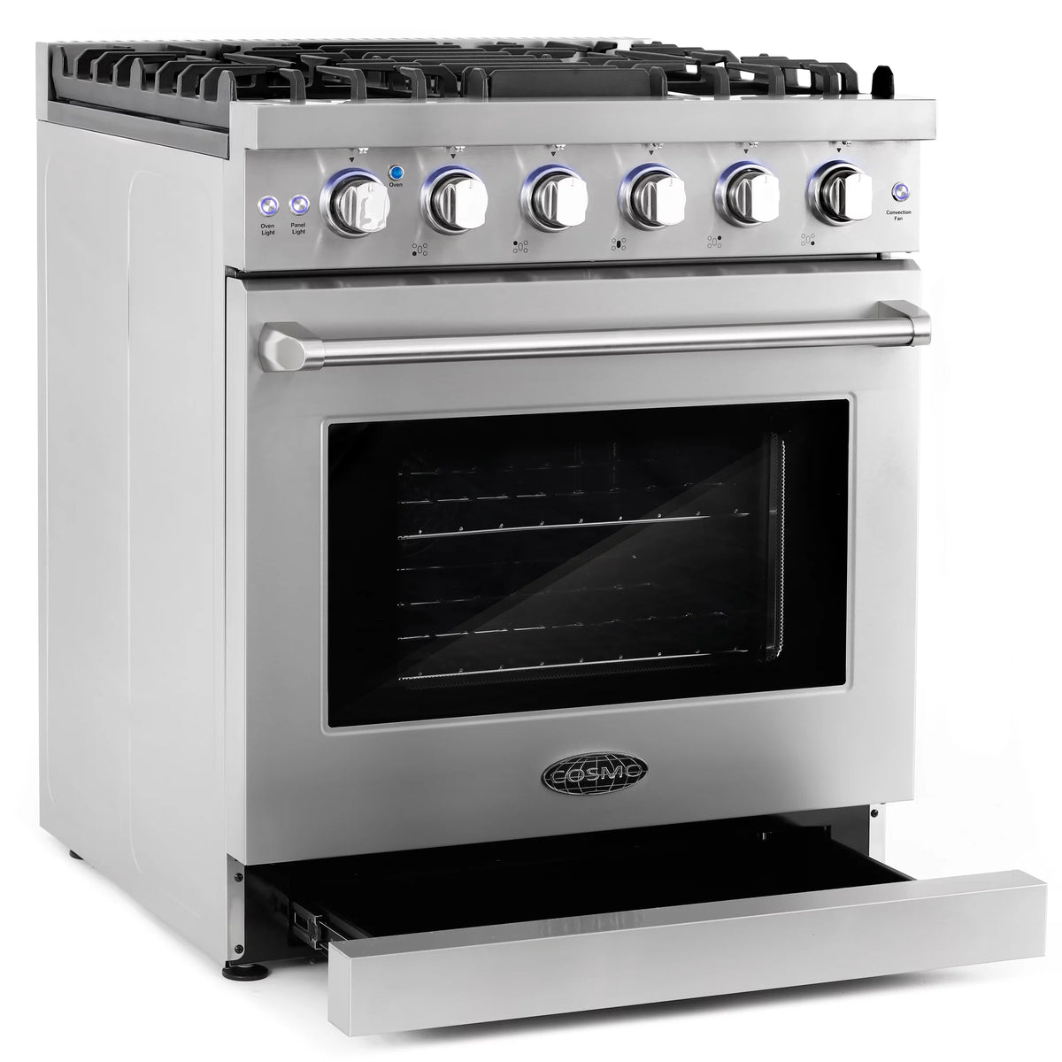 2 Piece Kitchen Appliance Package with Gas Range and Island Range Hood G451817