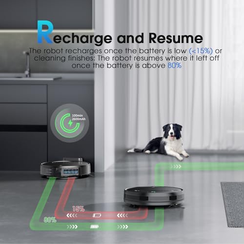 Robot Vacuum and Mop with LiDAR Navigation A93089