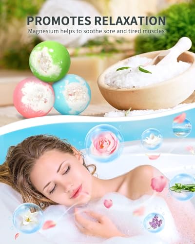 4.23 oz Natural Bath Bombs with Essential Oils H33828