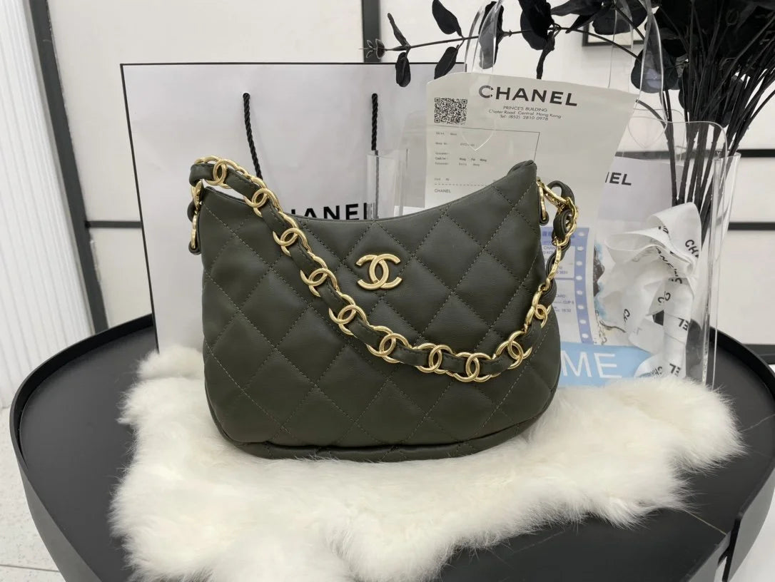 Emerald Green Hobo Handbag I6837