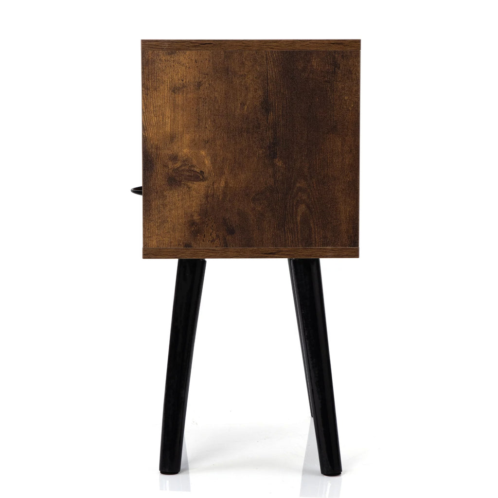 Wood Nightstands with Drawers Set of 2 V94110