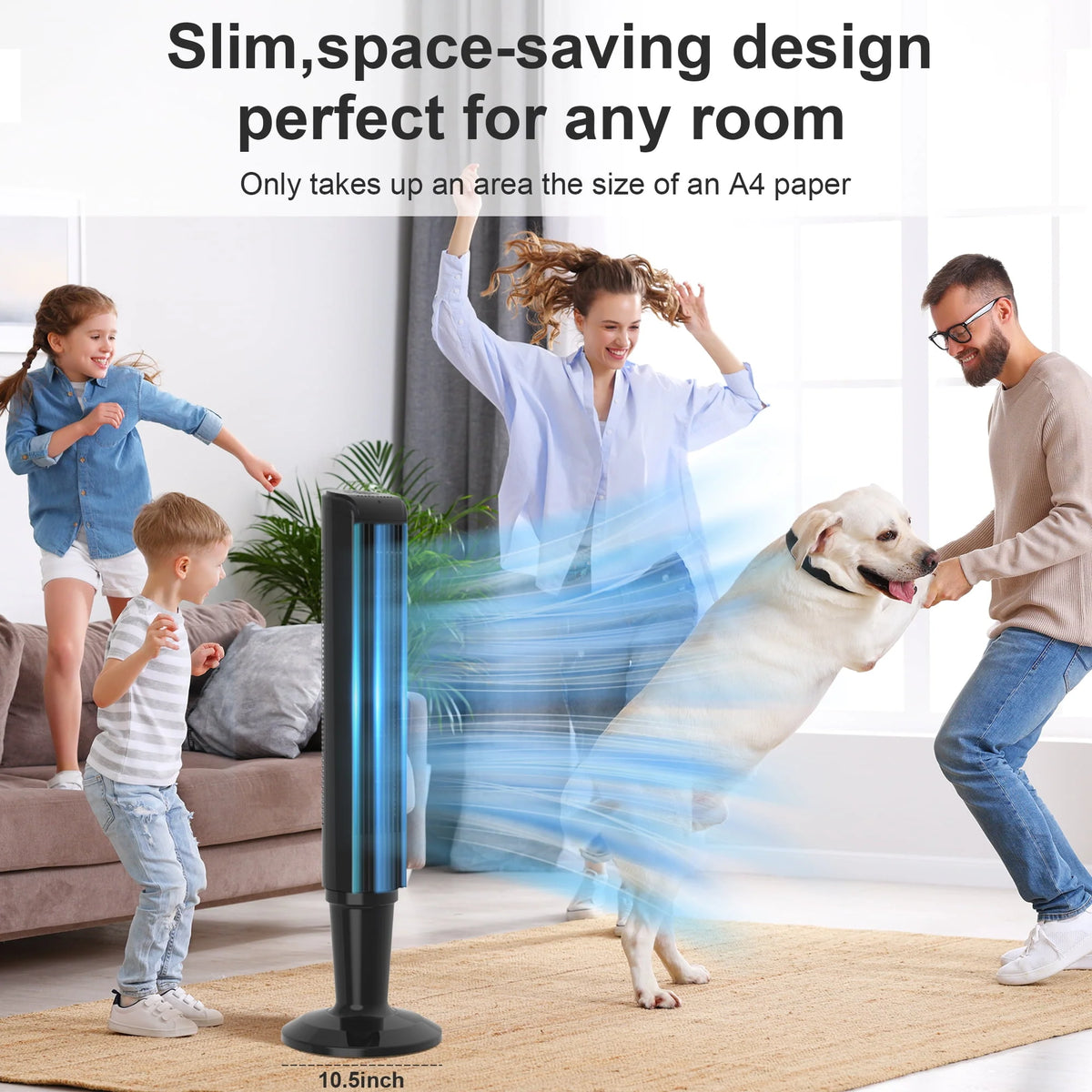 36 Tower Fan with Remote, 3 Speeds, 3 Modes R88696