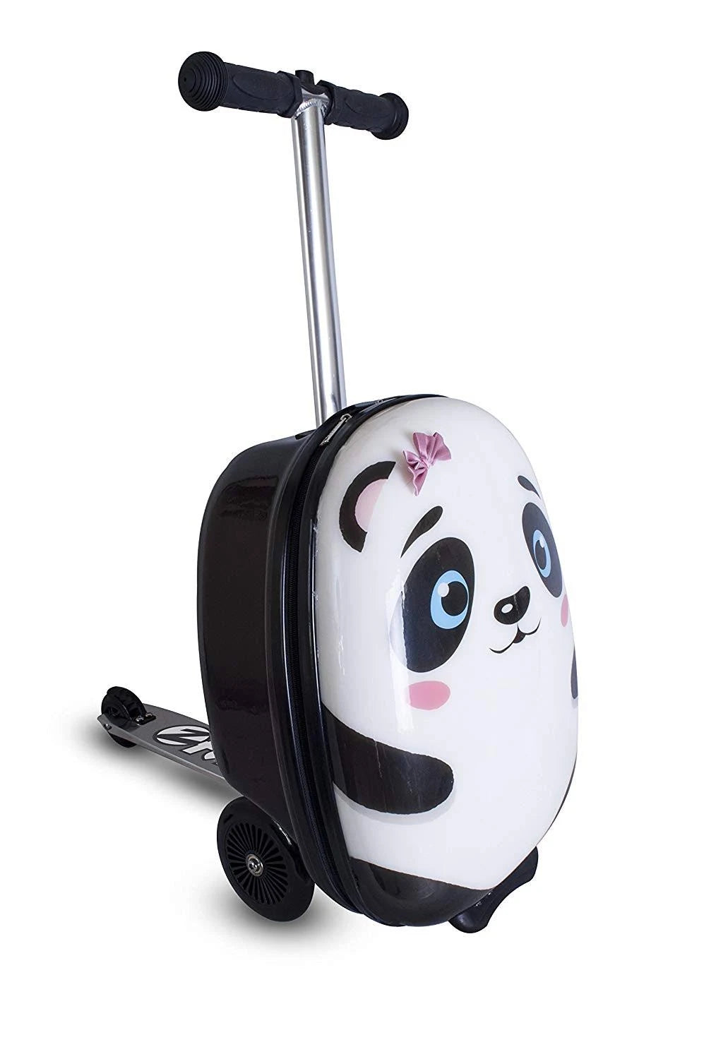 White Polly The Panda Scooter Suitcase P143