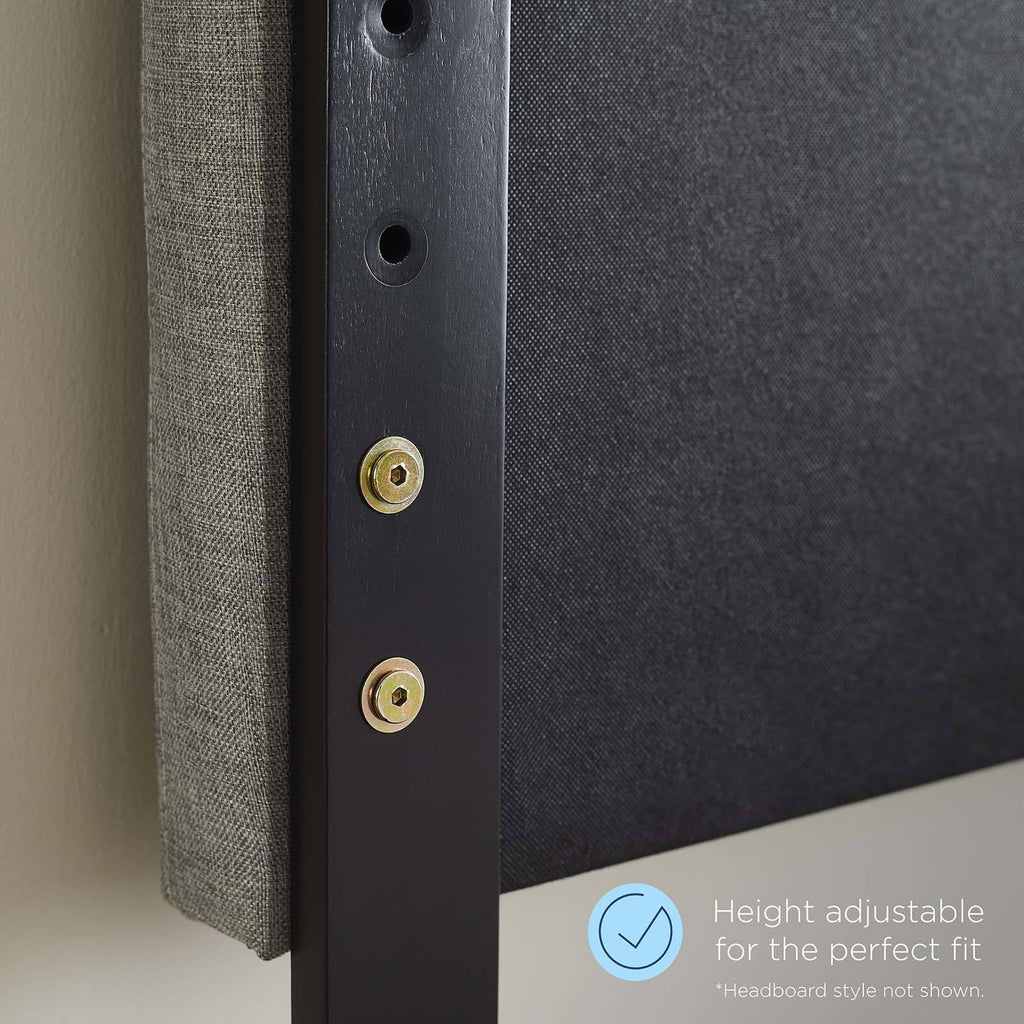 Light Gray King/California King Velvet Headboard A791