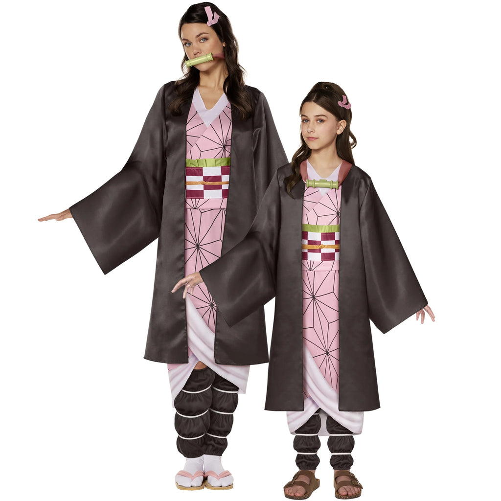 Demon Slayer Nezuko Halloween Costume Female Adult Multi-Color I341