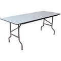 Folding Wood Table, Gray V8461