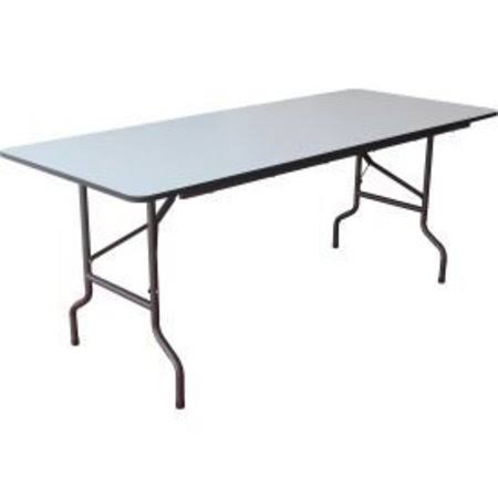 Folding Wood Table, Gray V8461