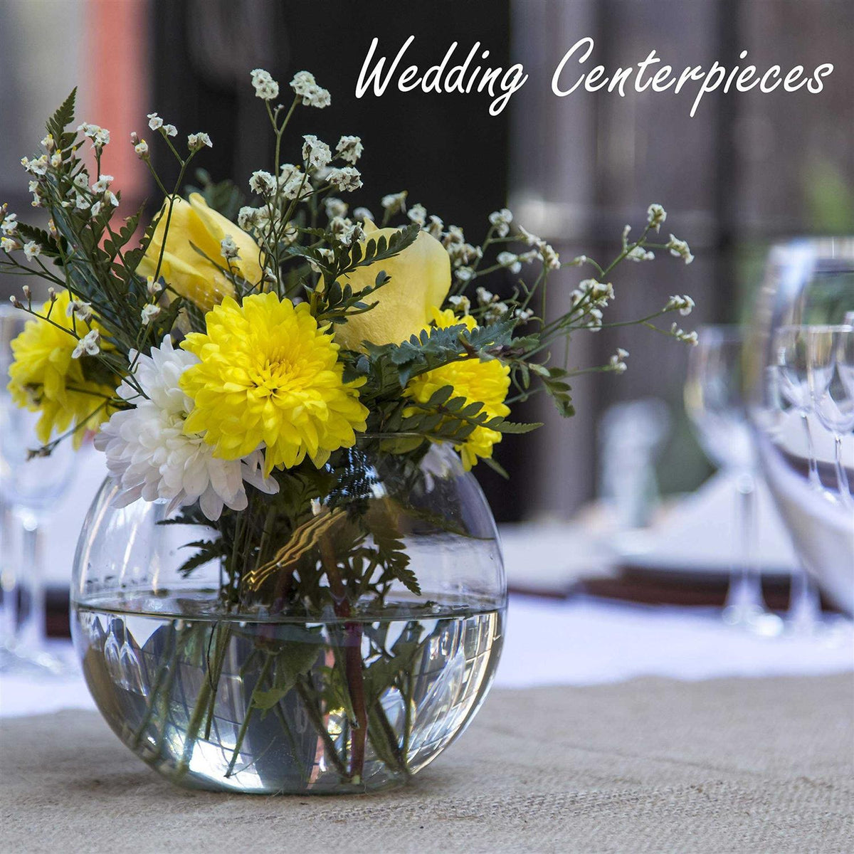 Glass Bubble Bowl Vase W9089