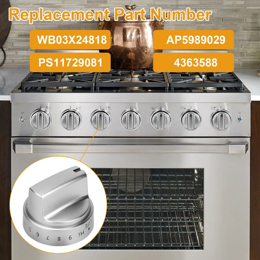 Stainless Steel Control Knobs Y89693
