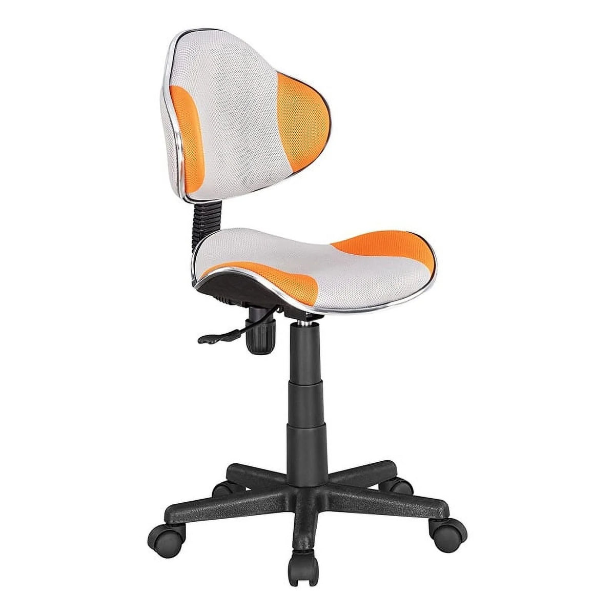 Orange Low Back Metal Computer Chair D587147
