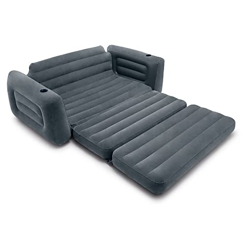 Inflatable Pull-Out Sofa and Queen Size Air Mattress Bed T380