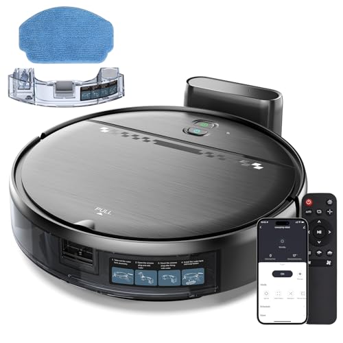 Robot Vacuum and Mop with LiDAR Navigation A93089