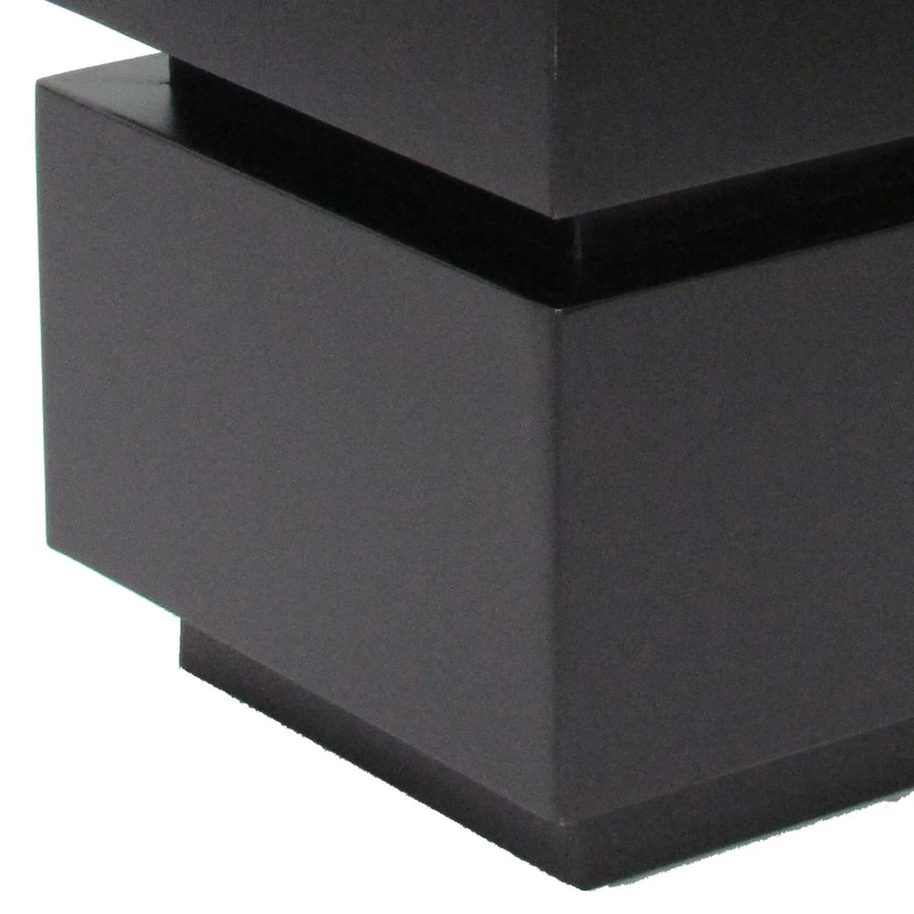 Antique Black Wooden Pedestal Stand Z856358