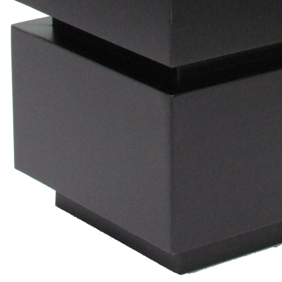 Antique Black Wooden Pedestal Stand Z856358