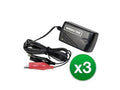 6-Volt Battery Charger for Game Cameras & Feeder (3 Pack) S6656