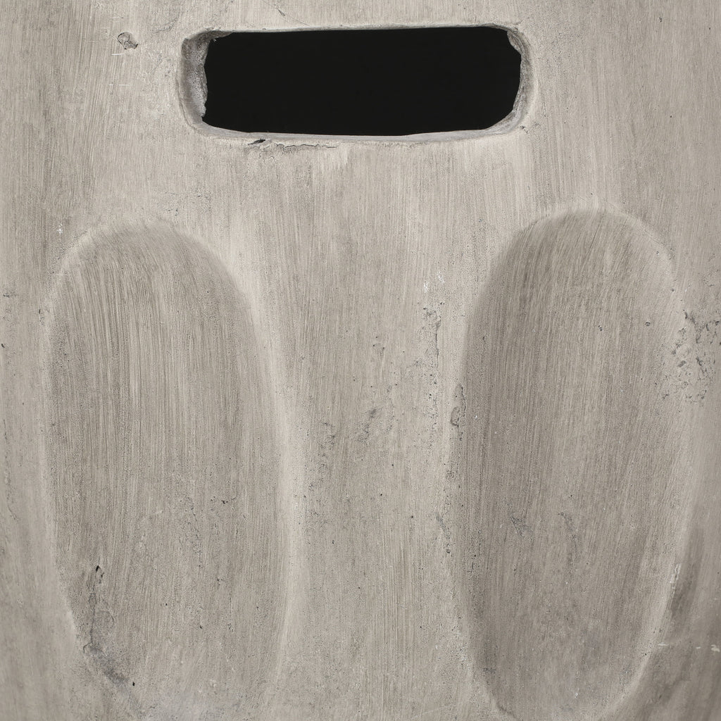 Contemporary Lightweight Concrete Accent Side Table Y111081