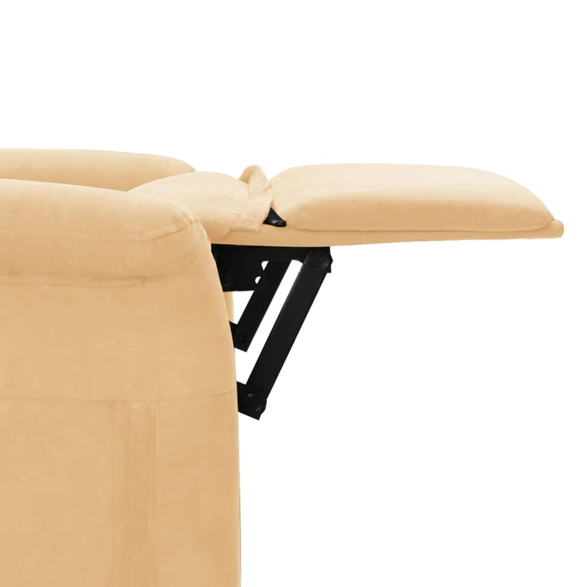 Electric Massage Recliner with Adjustable Footrest and Side Pocket, Faux Leather Sofa Chair A850200