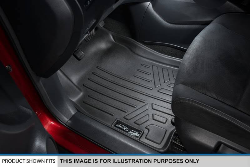 Black 3 Row Floor Mats and Cargo Liner for Honda Pilot J46946